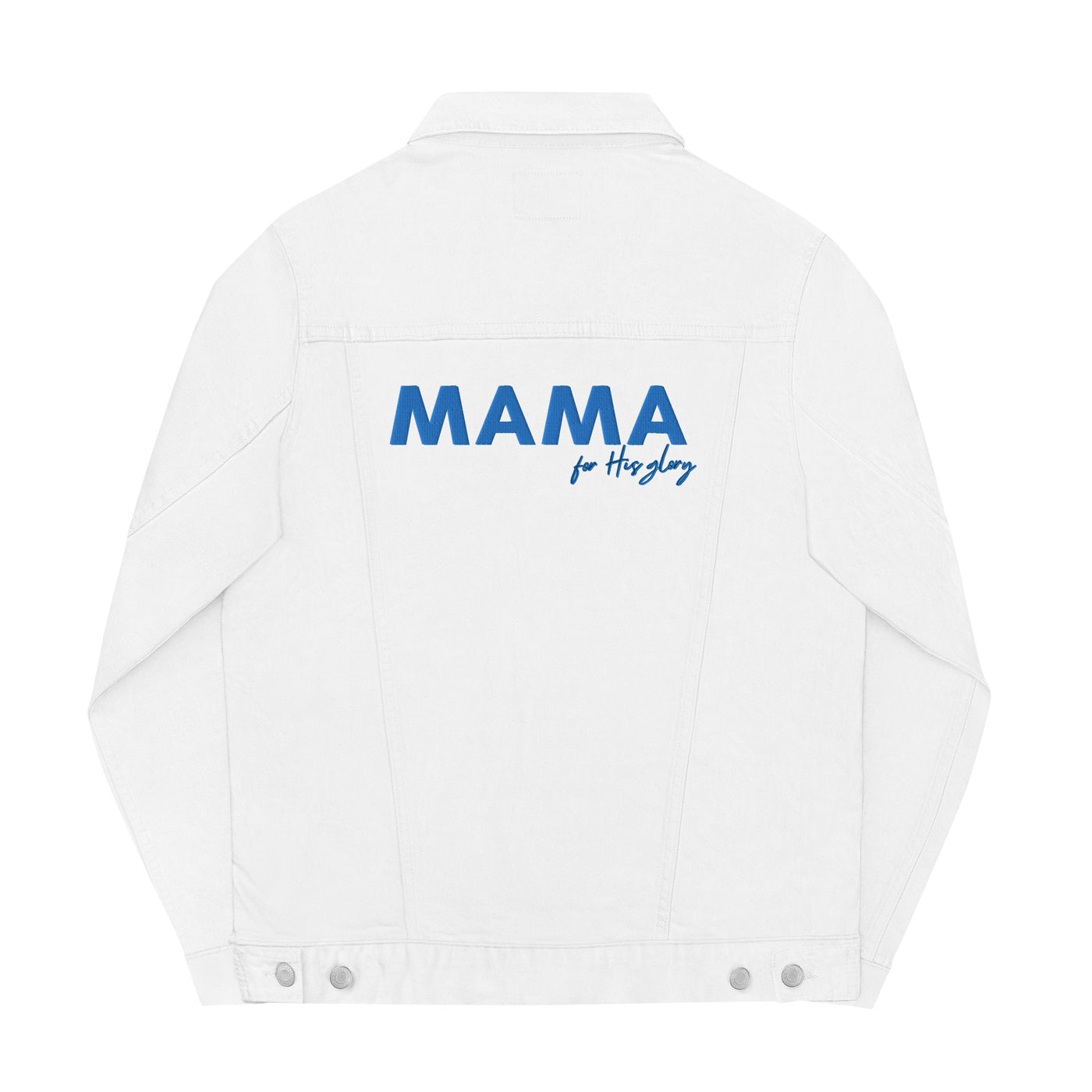 Mama For His Glory Denim Jacket