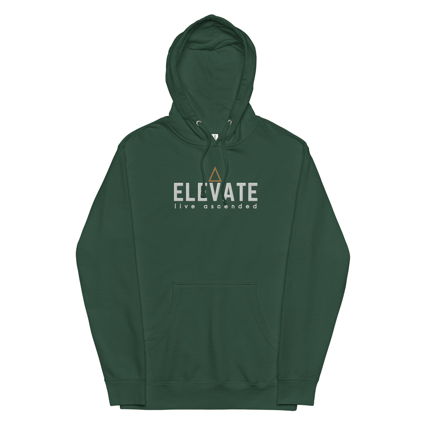 Embroidered Elevate: Live Ascended Hoody