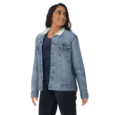 Mama For His Glory Sherpa Denim Jacket