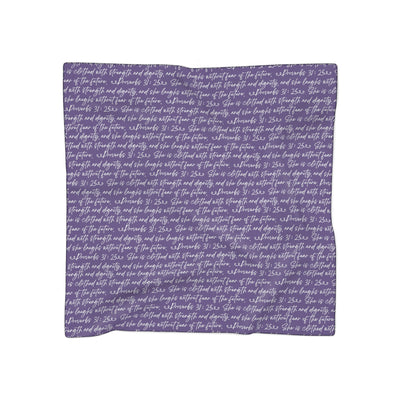 Purple Proverbs 31 Scarf
