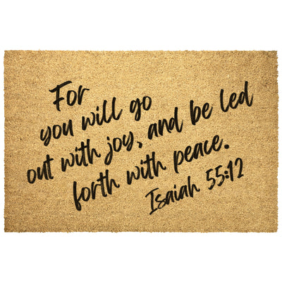 Isaiah 55:12 Rug