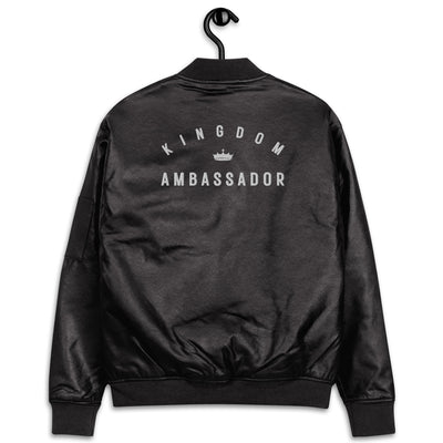 Kingdom Ambassador Leather Bomber Jacket