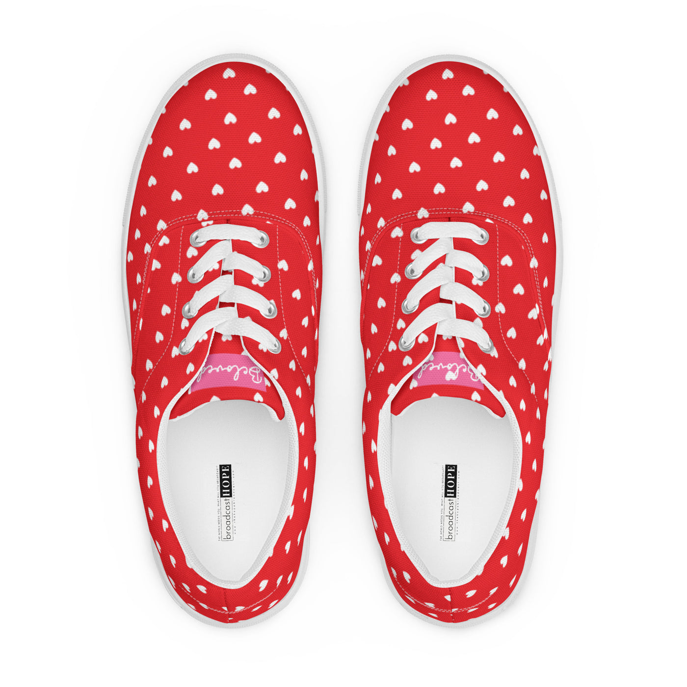 Women’s lace-up canvas shoes