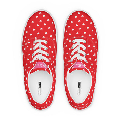 Women’s lace-up canvas shoes